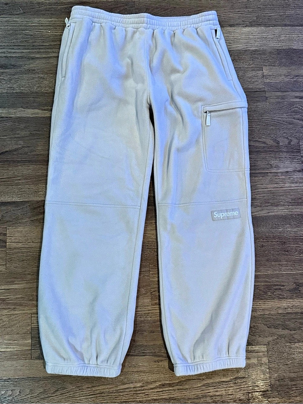 Supreme Polartec Cargo Pant Joggers White Large